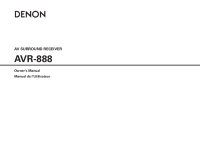 Denon AVR-888-Owners-Manual 